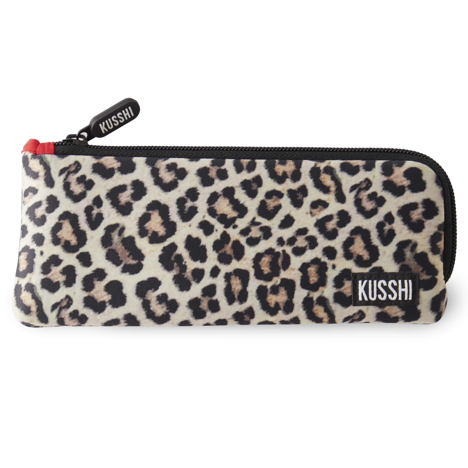 KUSSHI Neoprene Zipper Makeup Brush Pouch and Travel Pencil Case for Beauty Tools Pencils Brushes Small Accessories -