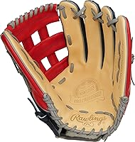 Vista 3 de Rawlings Guantes de béisbol Pro Preferred Tamaños 11.5 a 12.75 pulgadas Múltiples estilos