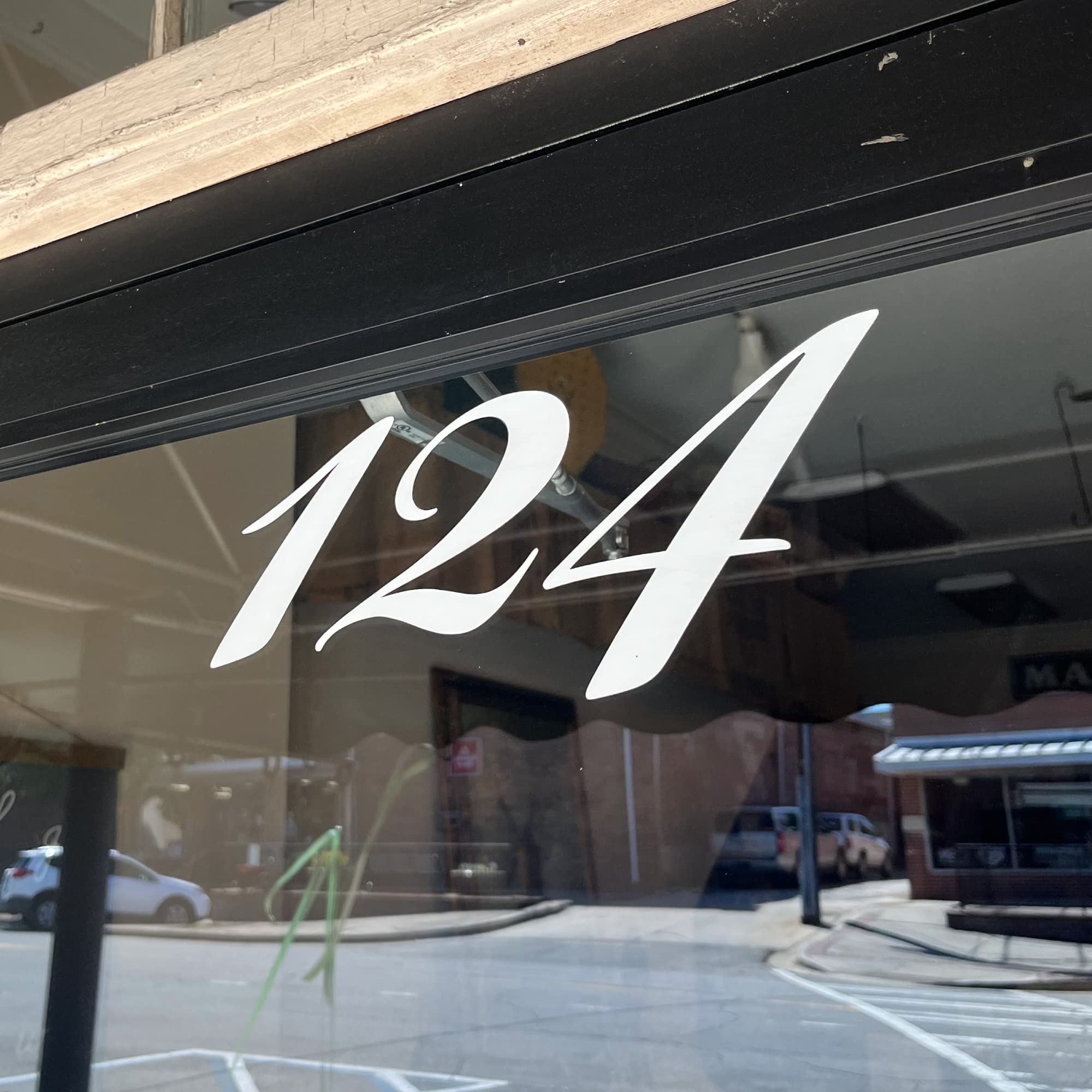Custom Storefront Address Numbers | Choose Your Size Font and Color | Customized Vinyl Decals for Home Office or Business | Stickers for Window or