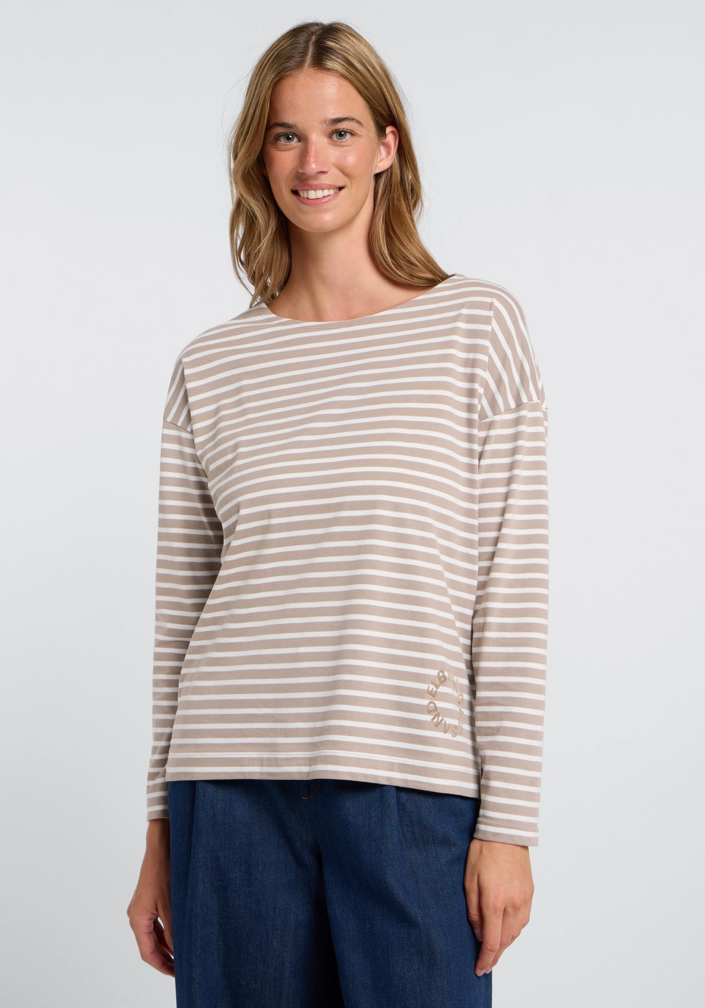 Elbsand Damen Longsleeve Langarmshirt mit Streifen ESWTooske
