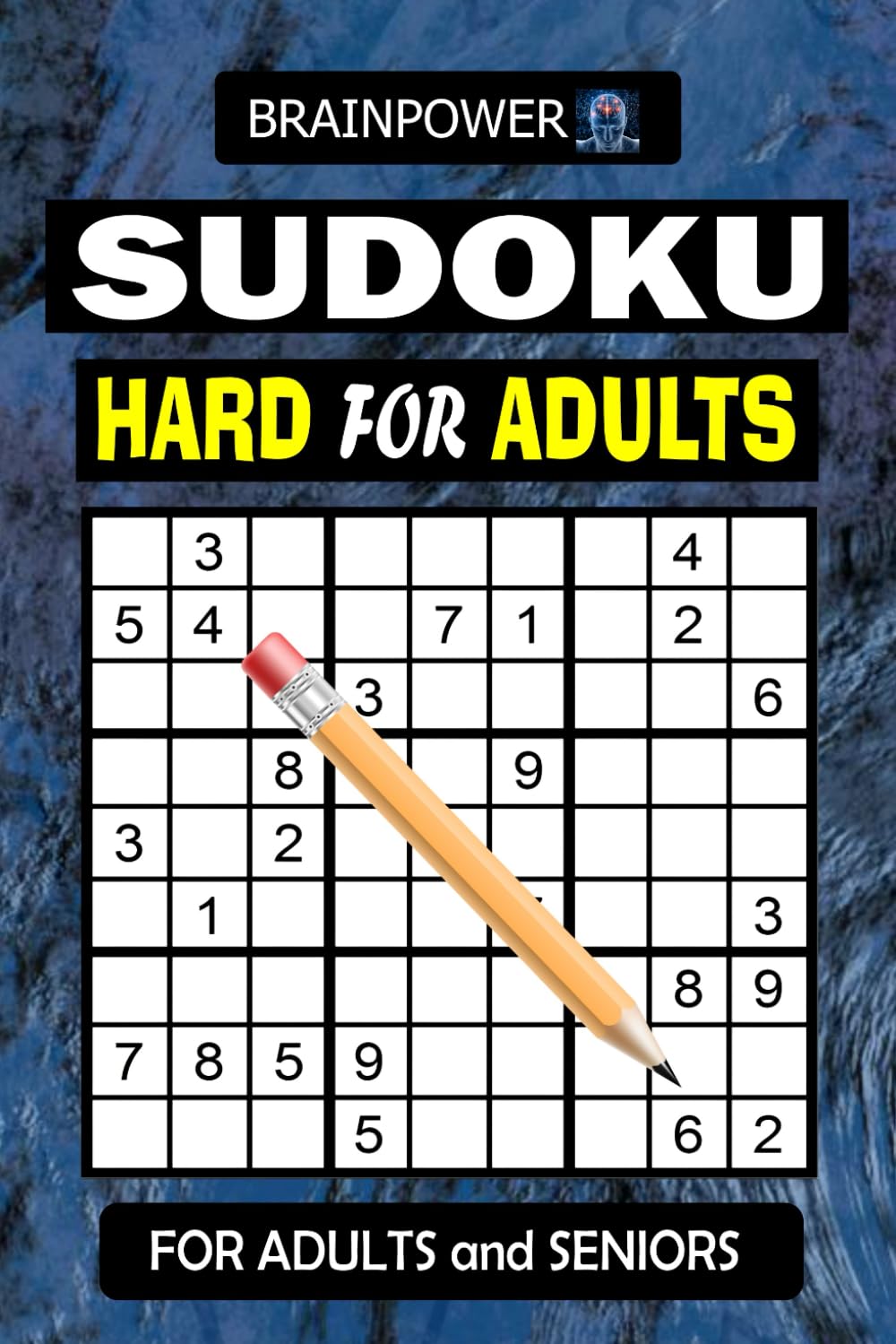 Sudoku Adults: Hard Sudoku for Adults – Challenging Sudoku Puzzles for Adults, Advanced Logic Games & Brain Training