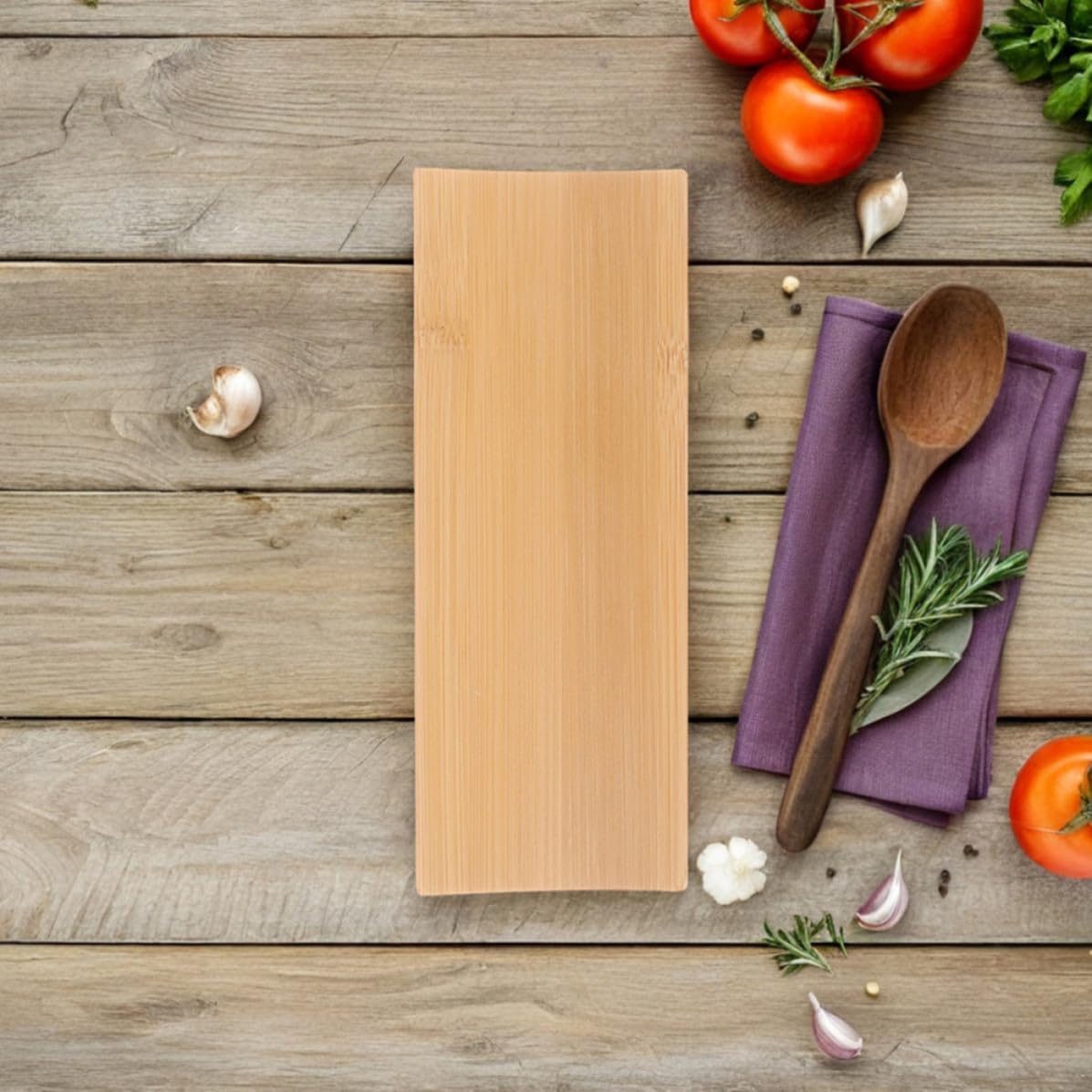 Yardwe Japanese Sushi Platter Bamboo Board Tray for Sashimi Presentation