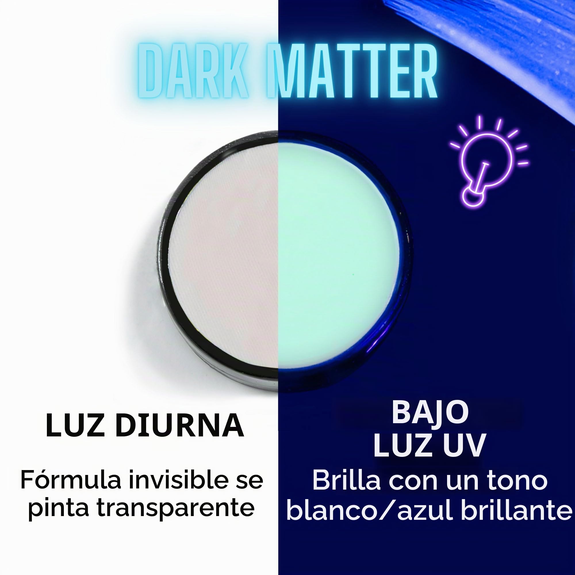 Mehron Paradise Makeup AQ - UV - Dark Matter (40 gr)