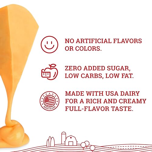 Miniatura 3 de Hoosier Hill Farm - Queso cheddar en polvo sin colores artificiales 25 libras paquete de 1