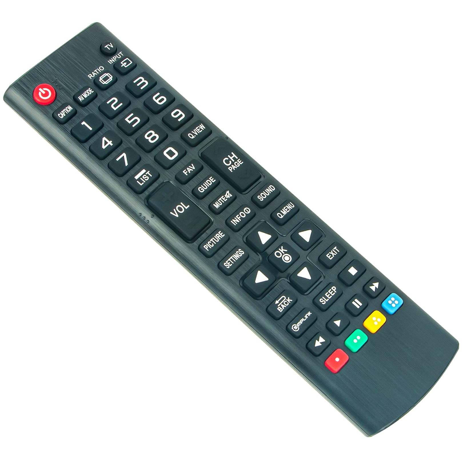 VINABTY AKB69680438 Telecomando di ricambio per LG 69710900010G 69710T00017M 69710T00017Q 19LH2000 22LH2020 22LU4000 22LU5010 32LF2500 32LF2510 32LH4010 32LH4020 37LF2500 37LF2510 37LH2010 37LH3000 TV