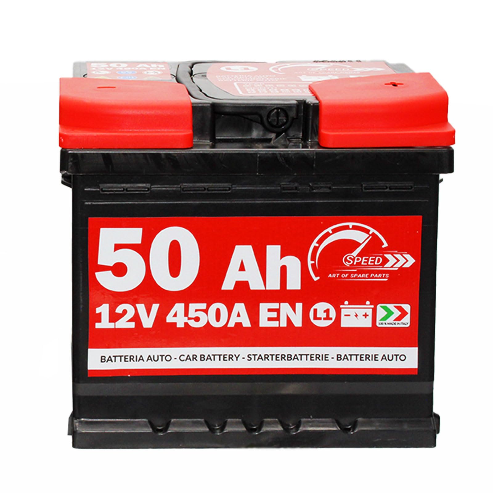 SMC Autobatterie Speed L150-12V 50Ah 450A/EN - Starter 30% mehr Leistung