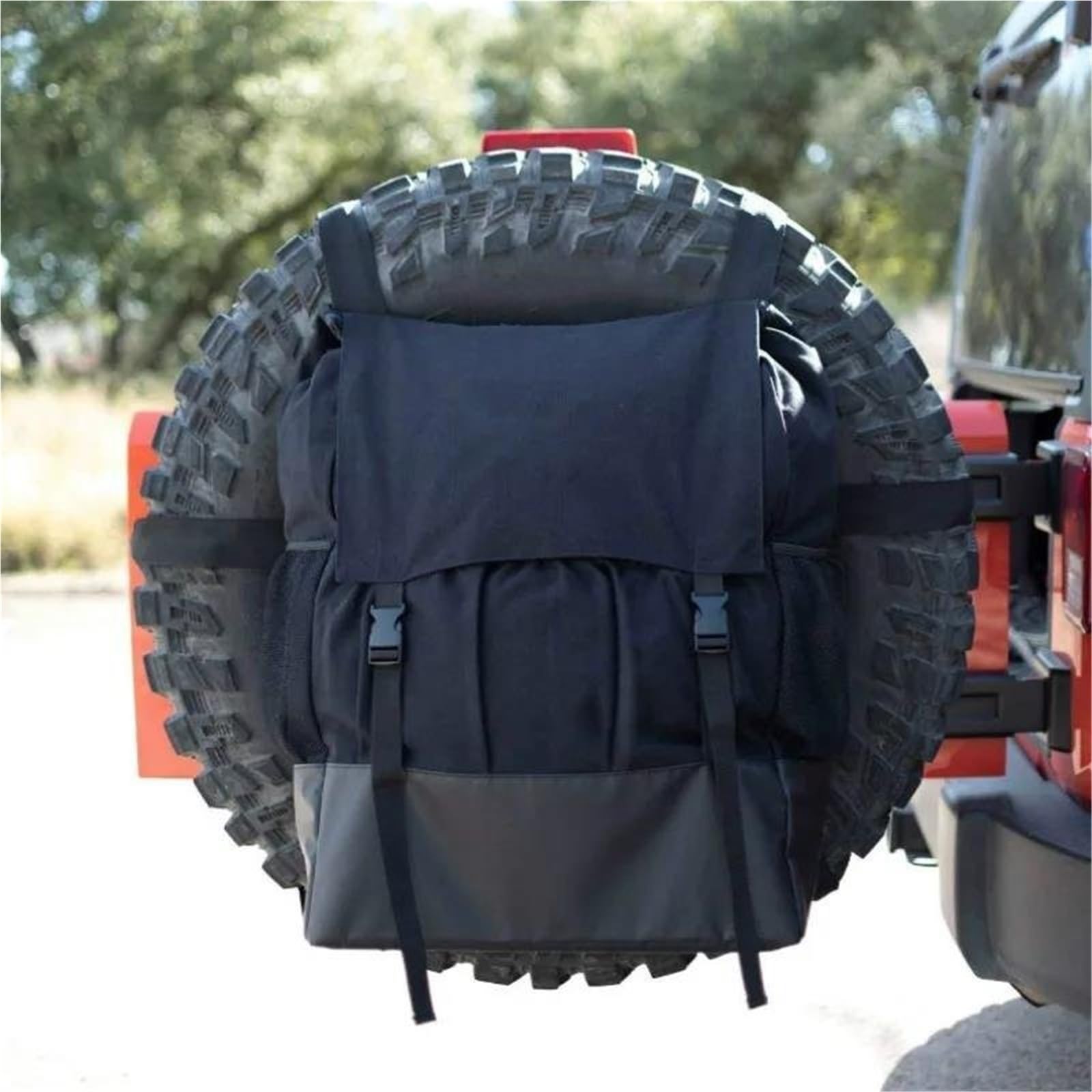 Borsa Spazzatura Ruota Scorta Riporre Gli Attrezzi Appendere Fuoristrada Nel Deserto Camion E SUV Rete di Stoccaggio