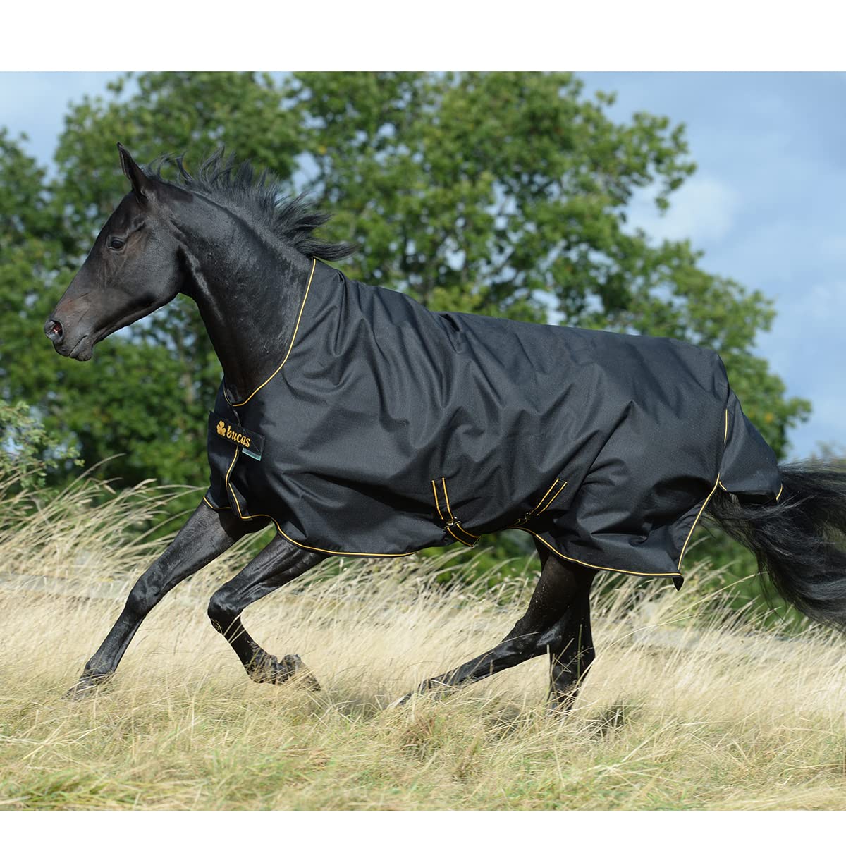 Bucas Irish Turnout Big Neck 50g - Black/Gold