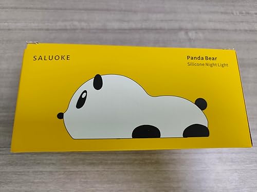 Miniatura 9 de SALUOKE Luz nocturna para cuarto de bebé, 7 colores luces de noche blandas de silicona para niños con USB recargable linda luz de bebé lámpara