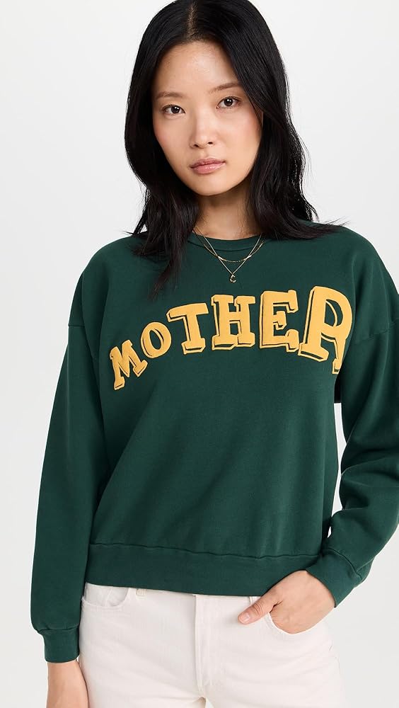 Amazon.com: MOTHER Women's The Drop Square Sweatshirt