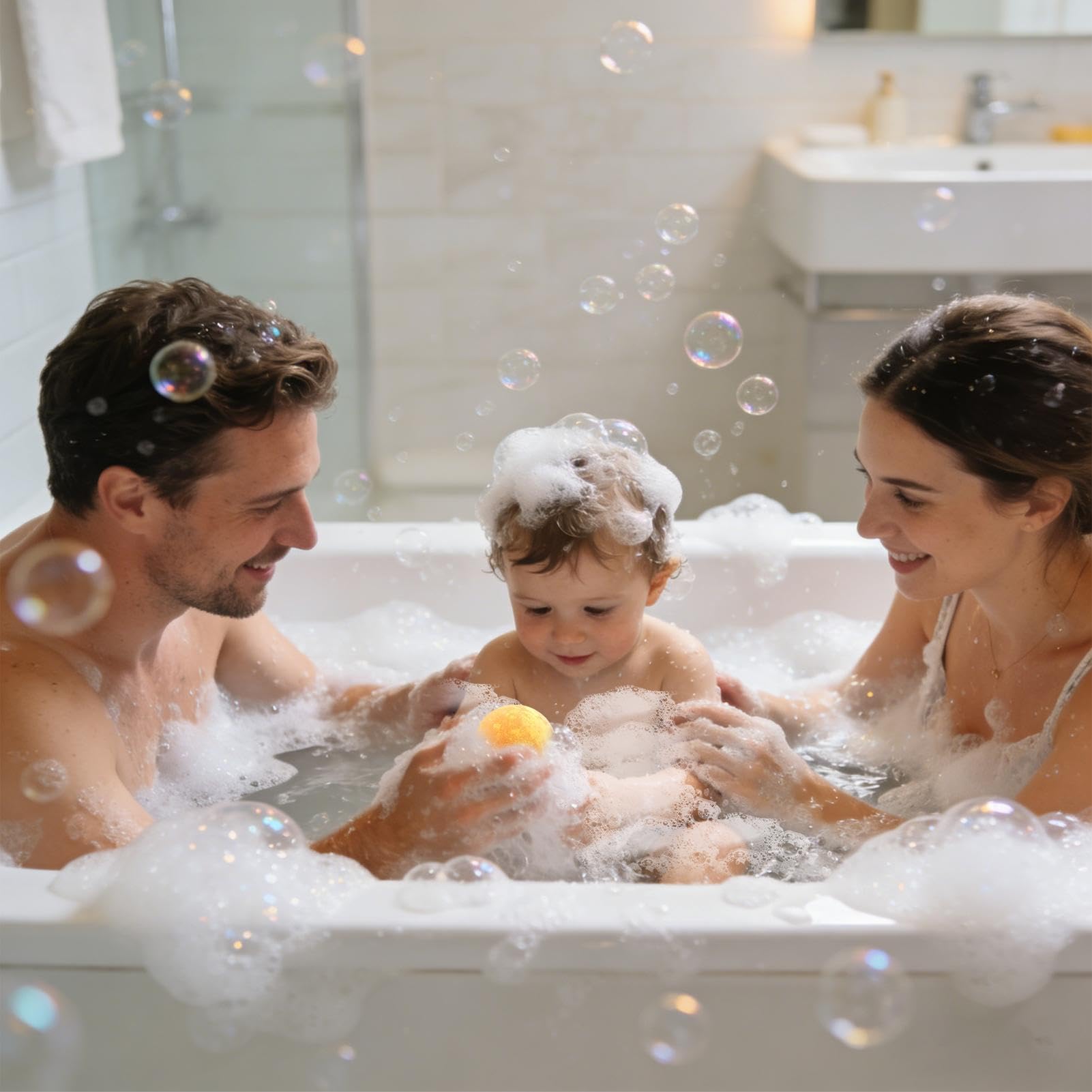 Billes de Bain pour Baignoire Ensemble de 6 Gadgets Rafraîchissants