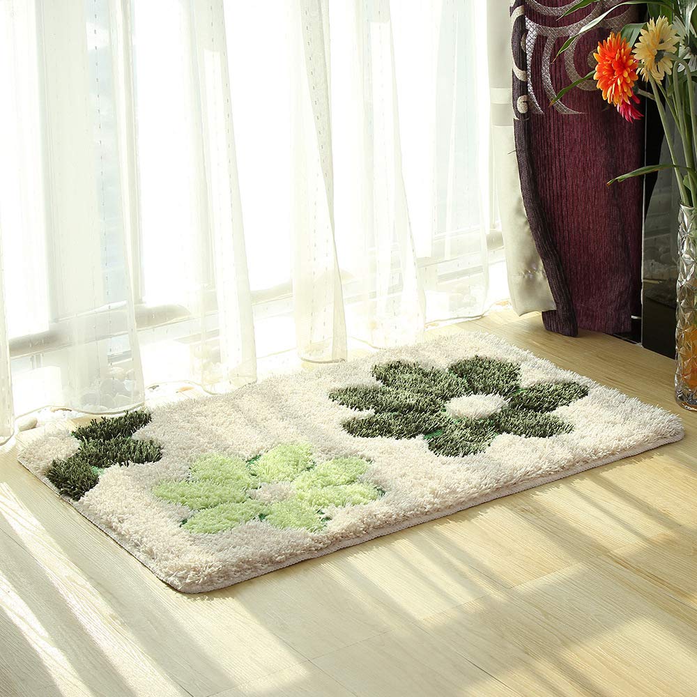 FVGB Non Slip Bathroom Rugs And Mats Suitable For Living Room/Kitchen/Bedroom Indoor Outdoor Rugs Bathroom Mats 50x80cm