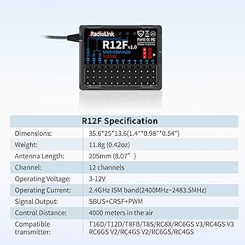 12ch送信機 Radiolink T12D 新品未開封 12ch送信機 Radiolink T12D 新品未開封の通販 by そらRc｜ラクマ
