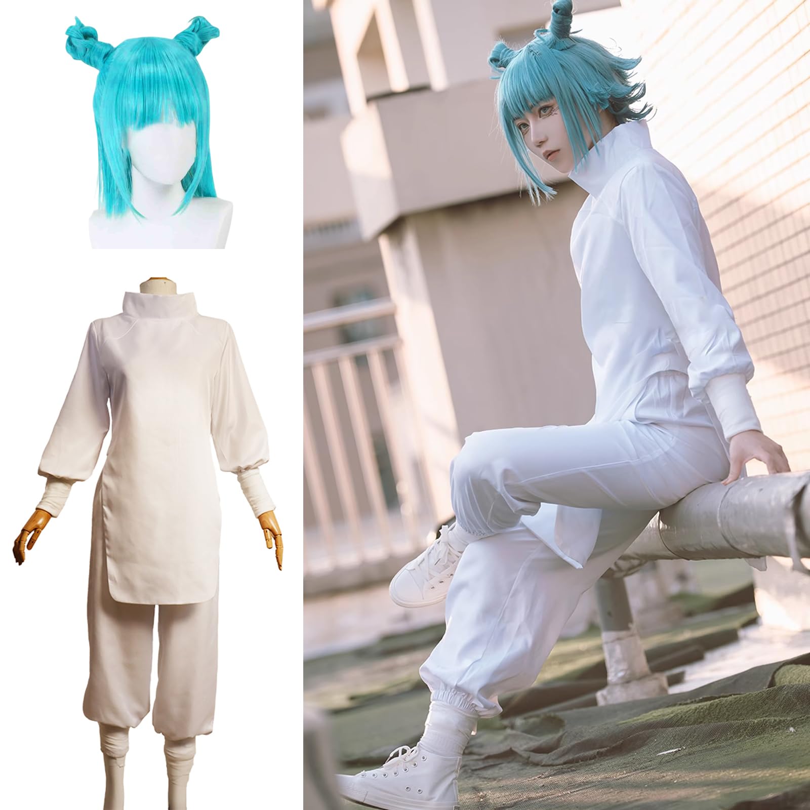 Amazon.co.jp: コスプレ衣装 呪術廻戦 死滅回遊編 鹿紫雲 戦闘服