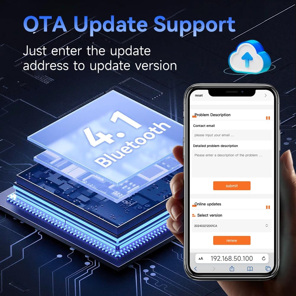 Carlinkit mini SE CarPlay wireless adapter,For OEM Wired CarPlay Cars(Year of manufacture:2016 to 2024) Plug and Play,Support online version update,Bluetooth 5Ghz WiFi Auto-Connect 7 71xvTkg0J L. AC SL1000