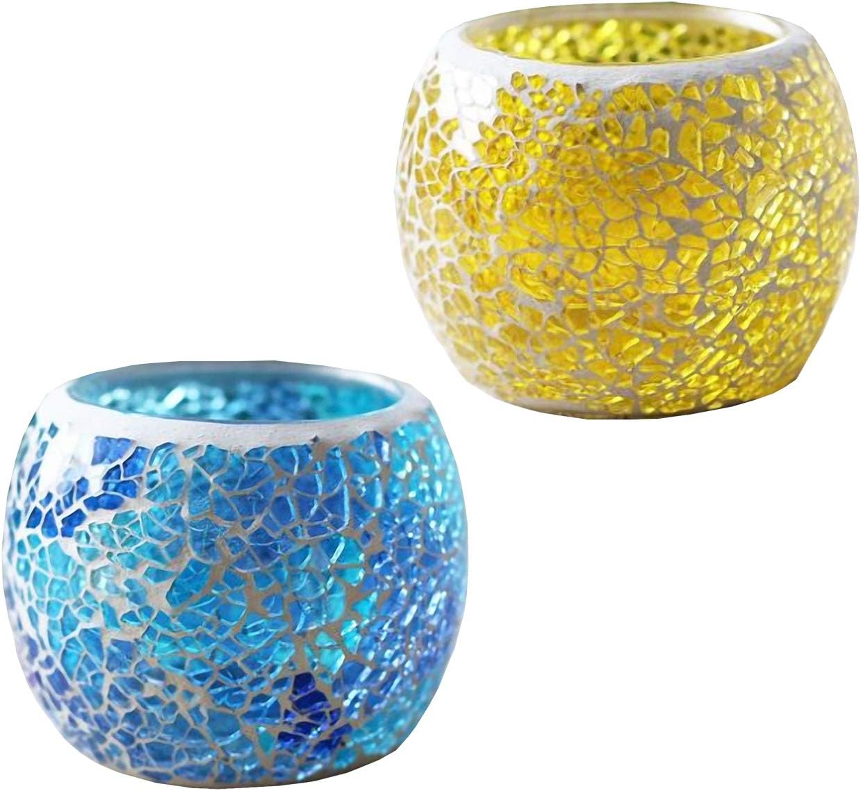 フェリモア キャンドルホルダー アロマ ステンドグラス ガラス キャンドルスタンド 2色セット 希少