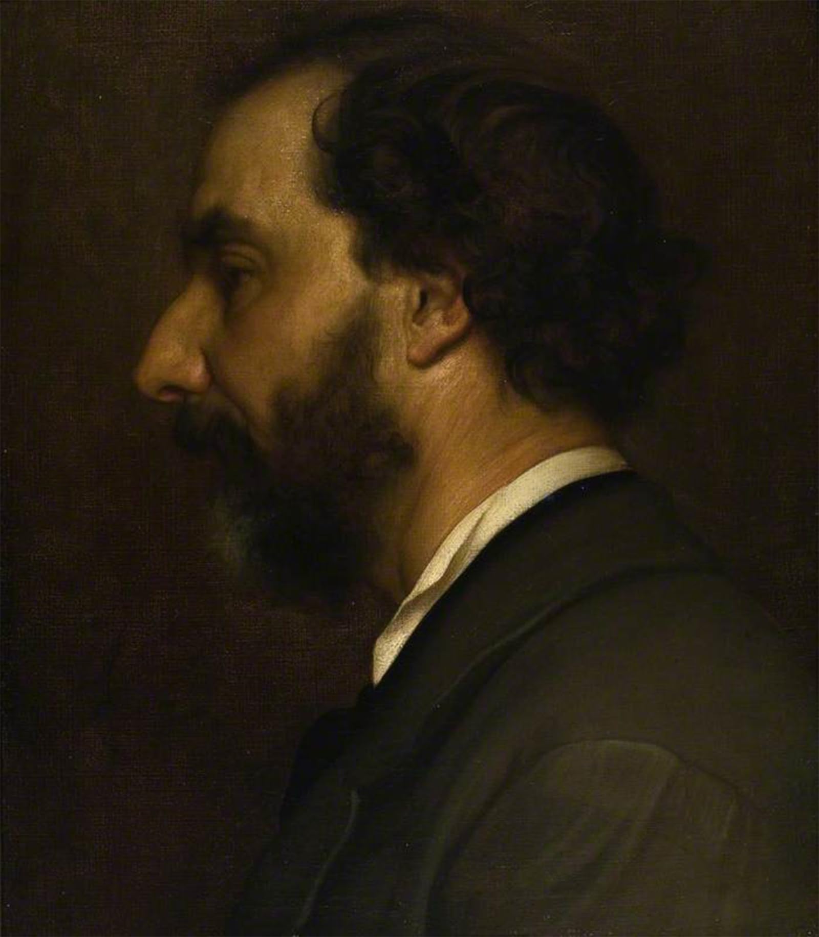 Posteriik No Frame Vintage Print Pop Art Landscape Artwork Portrait Of Professor Costa By Lord Frederick Leighton Art Prints For Office Home Decor 60X90cm