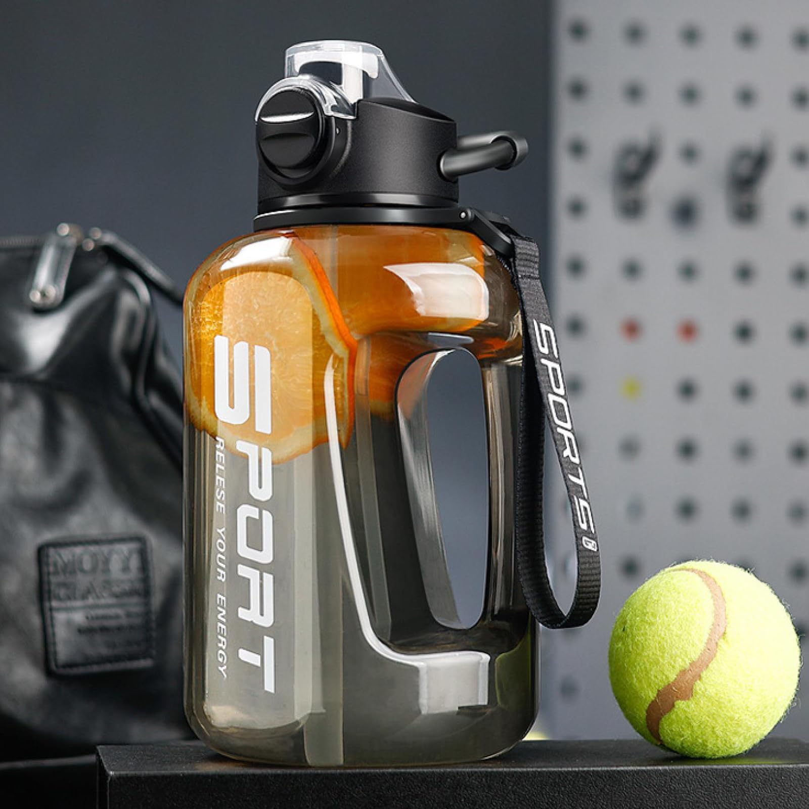 Ton Cup Fitness Super Large Capacity Sports Kettle Plastic Space Cup Donton Straw Cup Ton Barrel