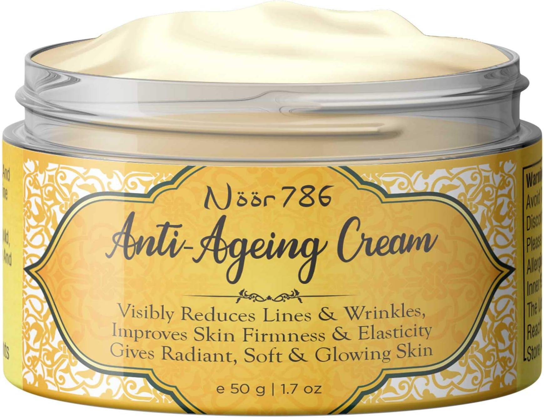 Noor 786 Halal Friendly Anti Ageing Cream, 50g