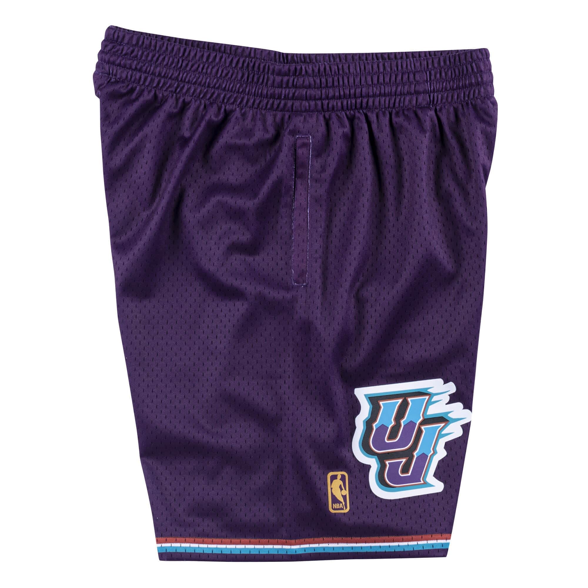 Mitchell & Ness - NBA Swingman Pantaloncini 2.0 U.Jazz, Pantaloncini Unisex - Adulto
