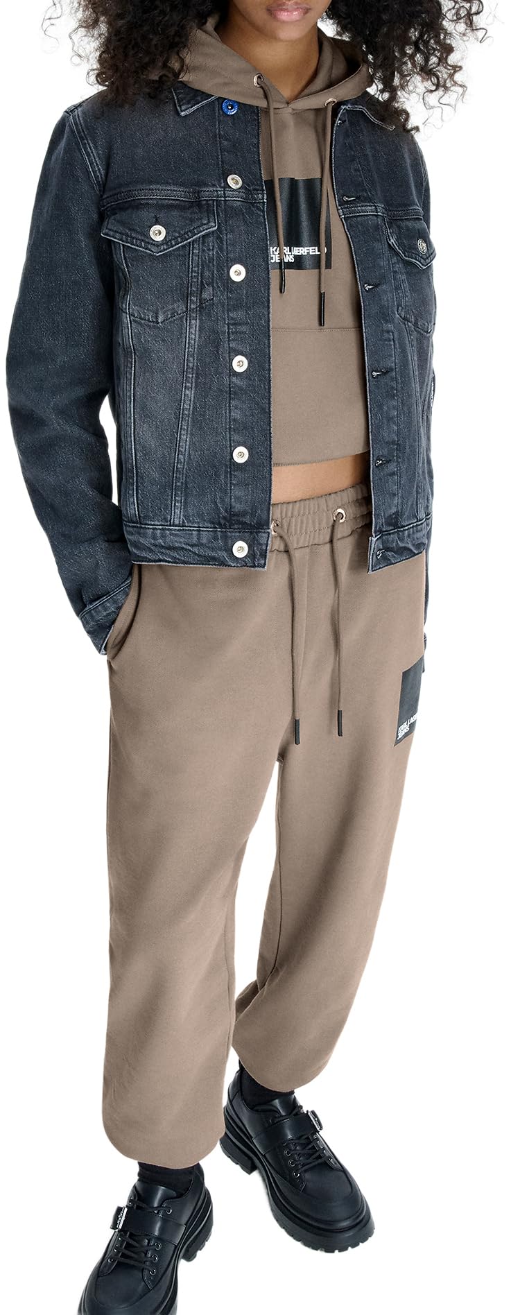 KARL LAGERFELD JEANS Klj Box Logo Sweatpant - Spodnie dresowe Kobiety