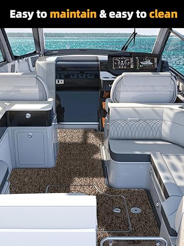 Miniatura 5 de Suelo de lancha de espuma EVA para cubierta de lancha, antideslizante, cepillado marino, alfombra autoadhesiva para lancha motora, yate, kayak,