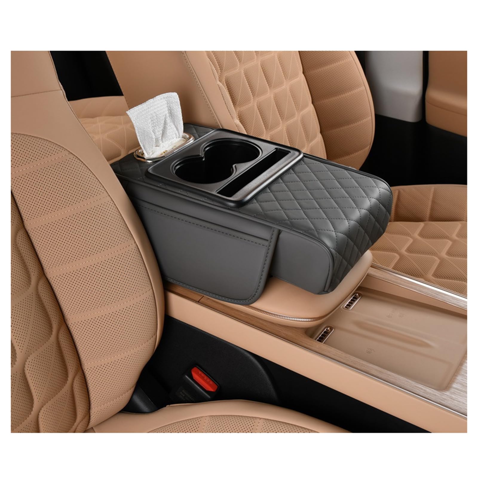 Reposabrazos coche Cupra Born 2021-2026 con soporte para pañuelos