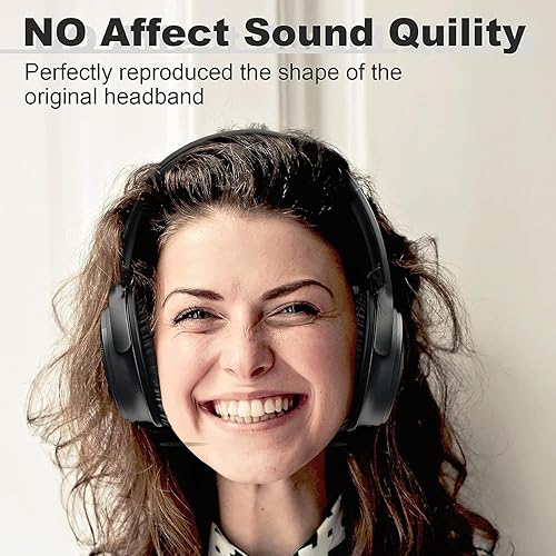 Miniatura 7 de Almohadillas de repuesto para auriculares Bose QuietComfort 35 (QC35) y Quiet Comfort 35 II (QC35 ii), almohadillas para los oídos con piel más