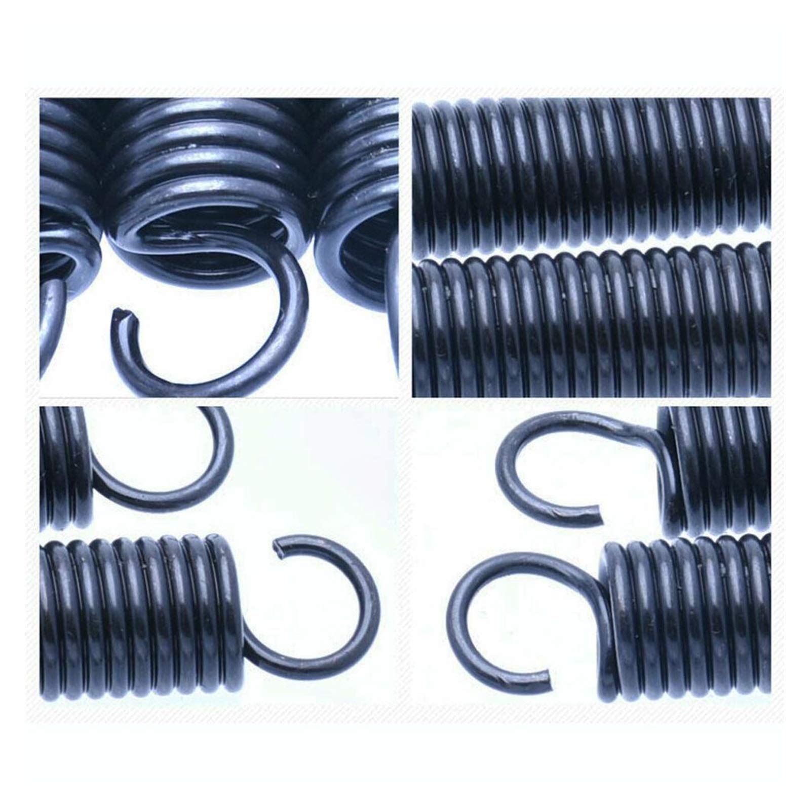 Mdingbao-Tension Spring 10Pcs Wire Dia 0.6mm Small Extension Spring, Outer Dia 5mm Steel Length 15-60mm Tension Spring with Hooks, Strong Stretching Ability (Length : 0.6 x 5 x 60mm)
