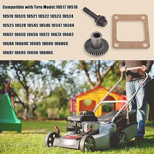 Miniatura 3 de Ohoho 104-8671 92-5790 105-6839 Kit de engranajes de transmisión compatible con cortacésped Toro LawnBoy - Compatible con el modelo 10321 10415