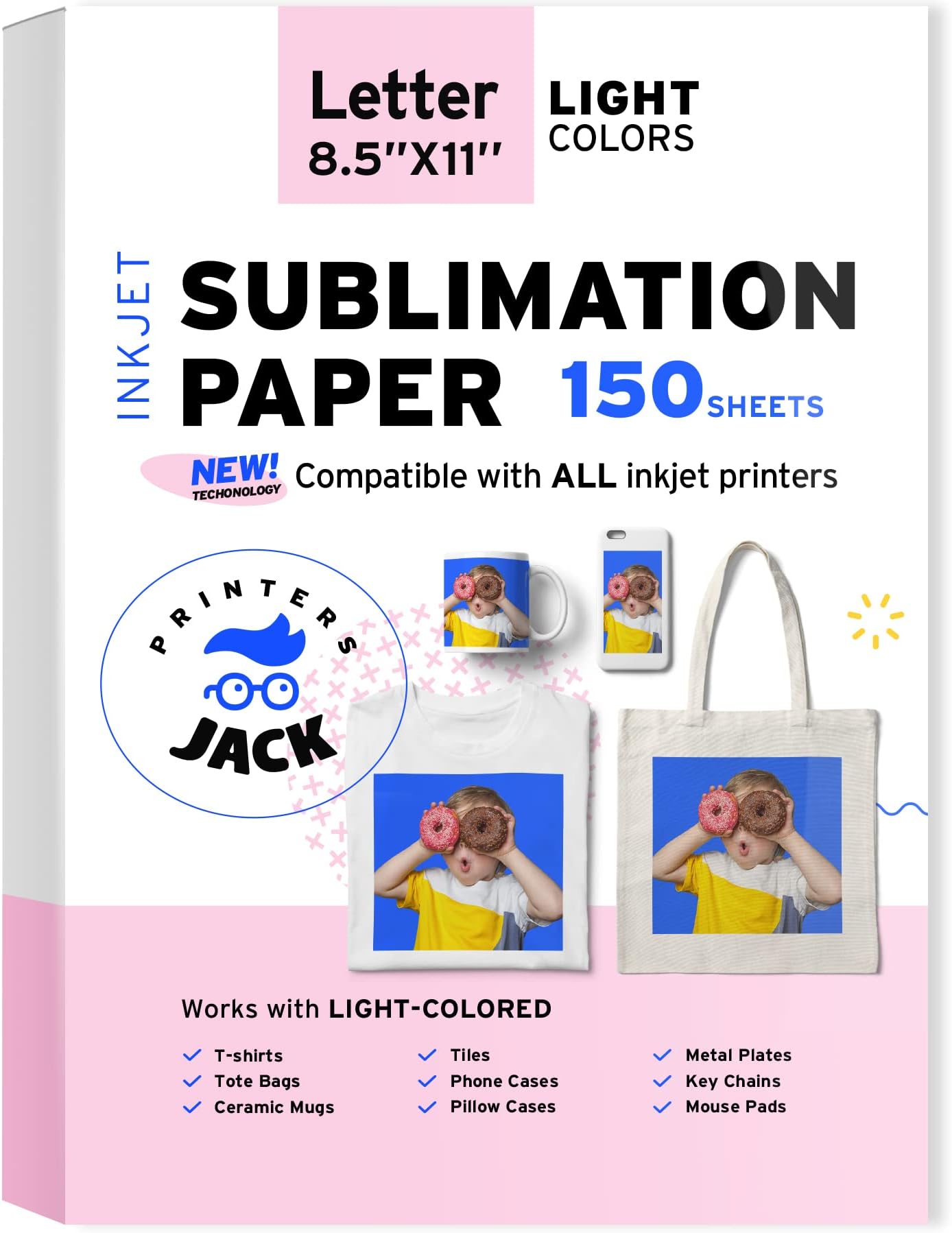 Sublimation Paper (8.3"x11.7", 100 Sheets)