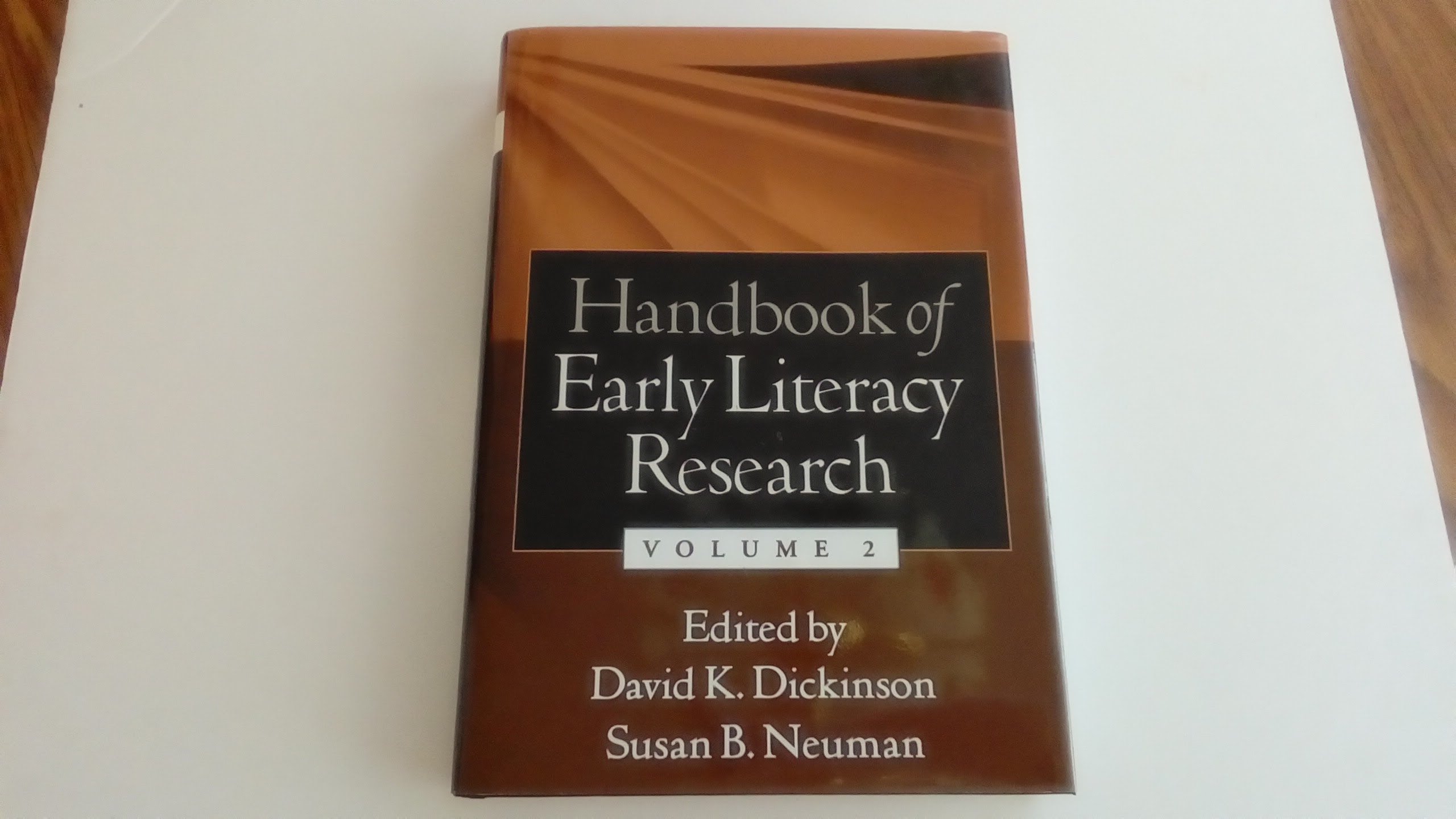 Handbook of Early Literacy Research, Volume 2 (Volume 2)