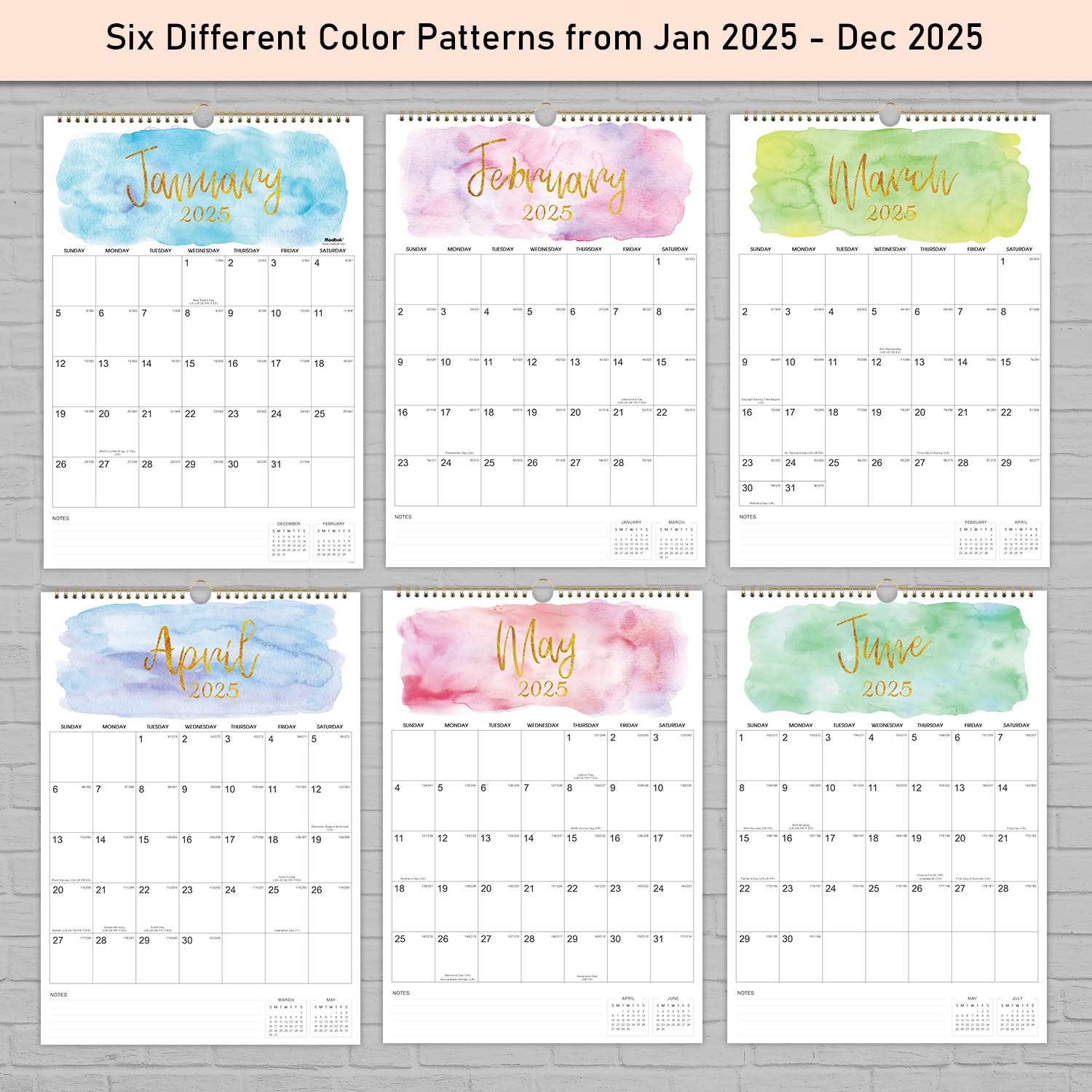 Amazon.com: 2025 Wall Calendar - Hanging Wall Calendar 2025 from January 2025 - December 2025, 12 amazon-com-2025-wall-calendar-hanging-wall-calendar-2025-from-january-2025-december-2025-12-x-17-twin-wire-binding-large-blocks-with-julian-dates-perfect-for-planning-office-products