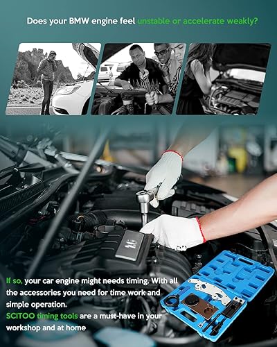 Miniatura 7 de SCITOO Kit de herramientas de bloqueo de sincronización especial de doble Vanos para BMW M52TU M54 M56