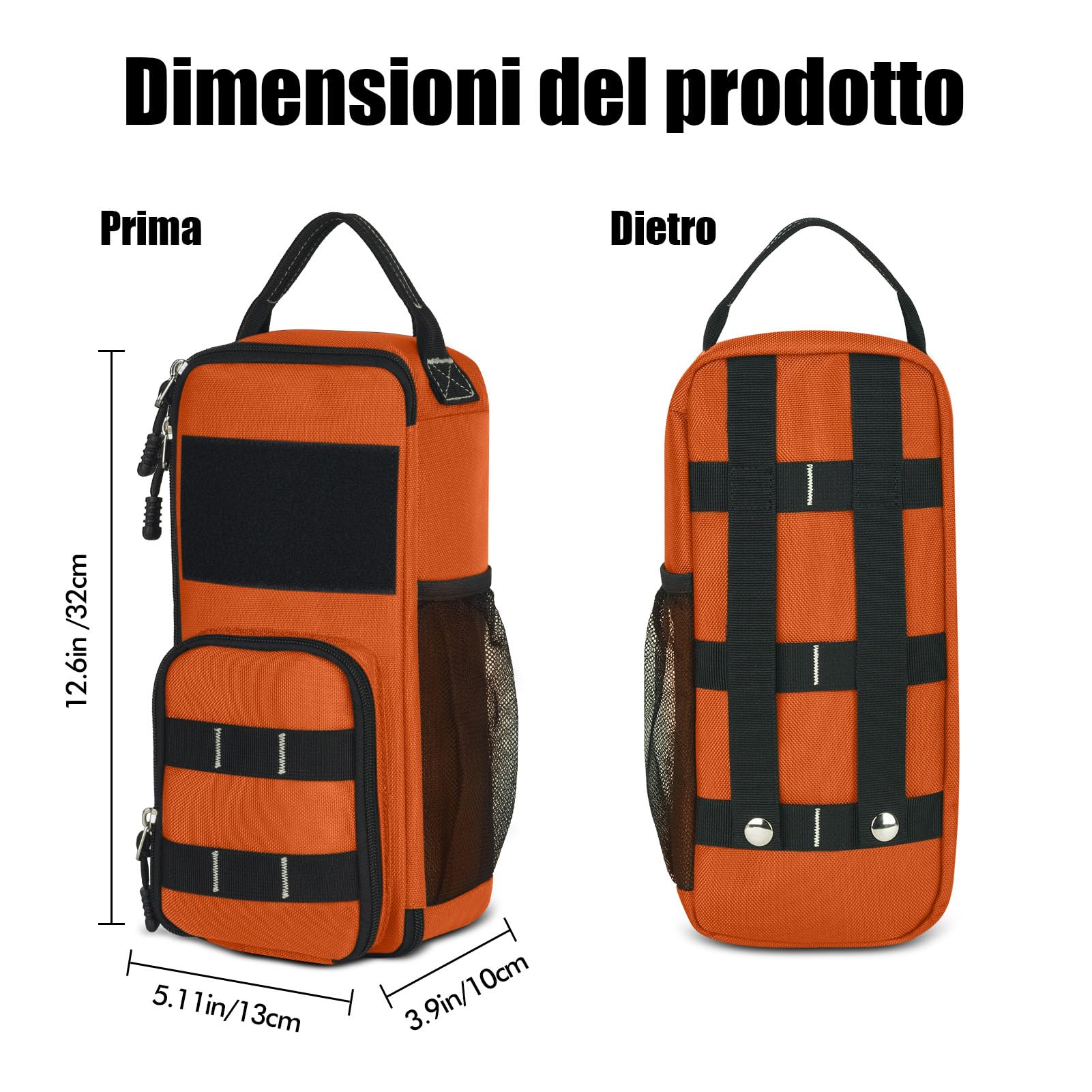 Borsa portautensili tattica, piccola borsa per attrezzi, set organiser impermeabile, antistrappo, per artigiani, elettricisti, meccanici e lavori di riparazione per bicicletta, moto, fai da te