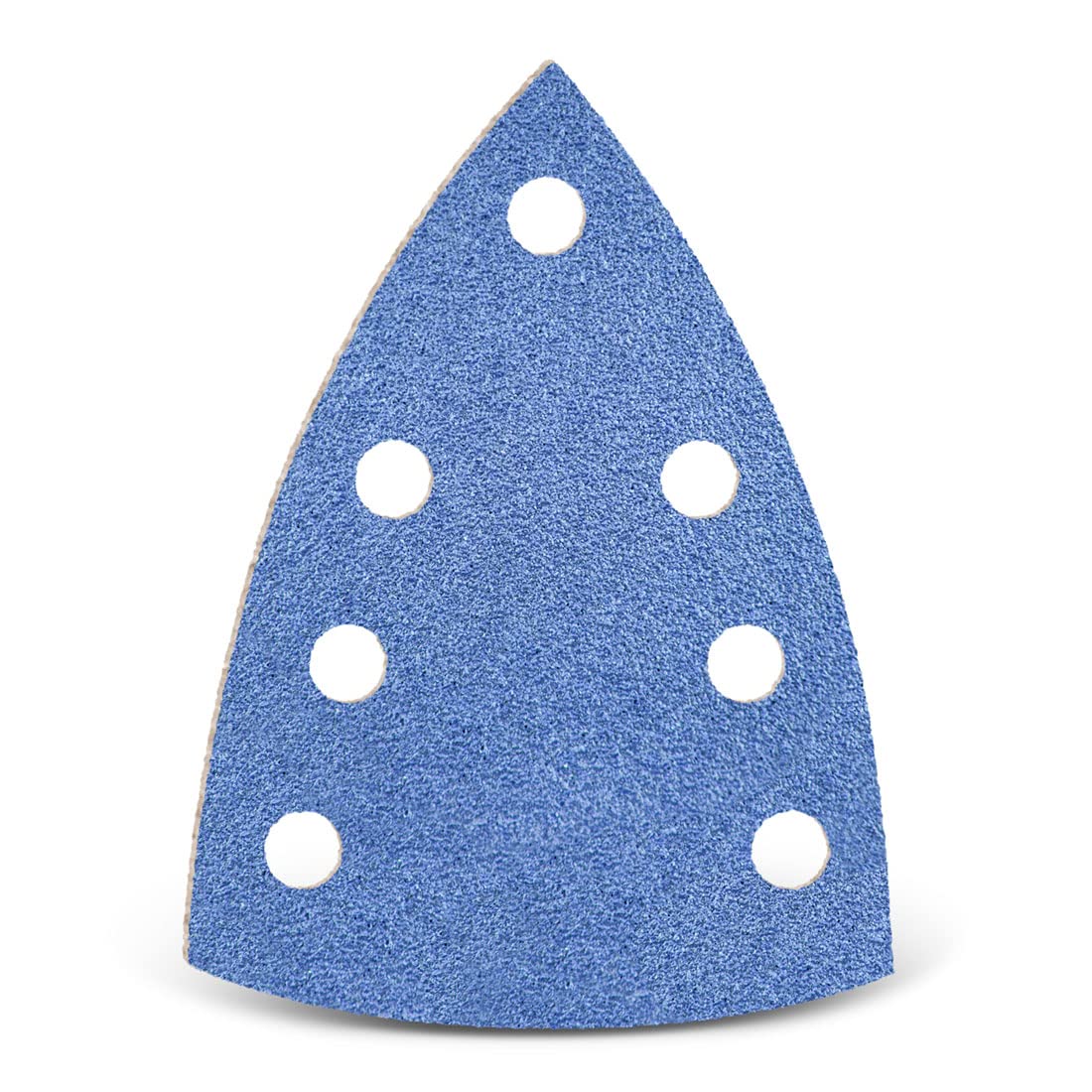 MENZER Blue papeles de lija 150 x 100 mm, 7 agujeros (25 pz.) G36 | p. Lijadoras delta, Corindón de circonio, soporte de gancho y bucle