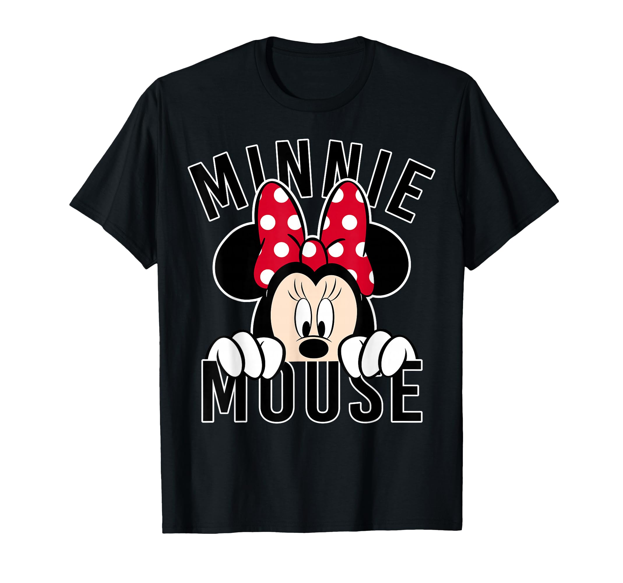 Minnie Rock The Dots Peeking Minnie T-Shirt