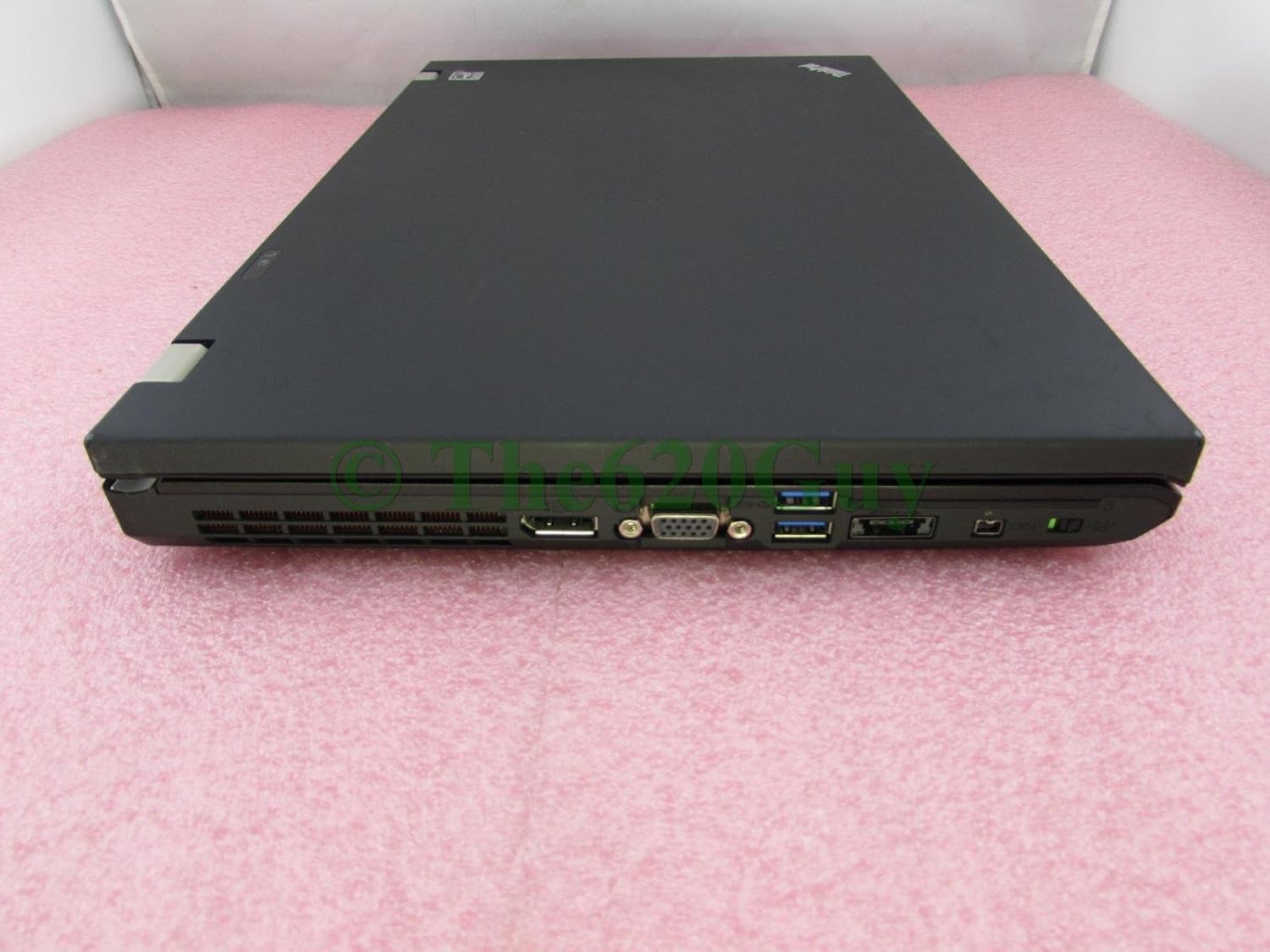 Left side view of Lenovo ThinkPad W510 with ports