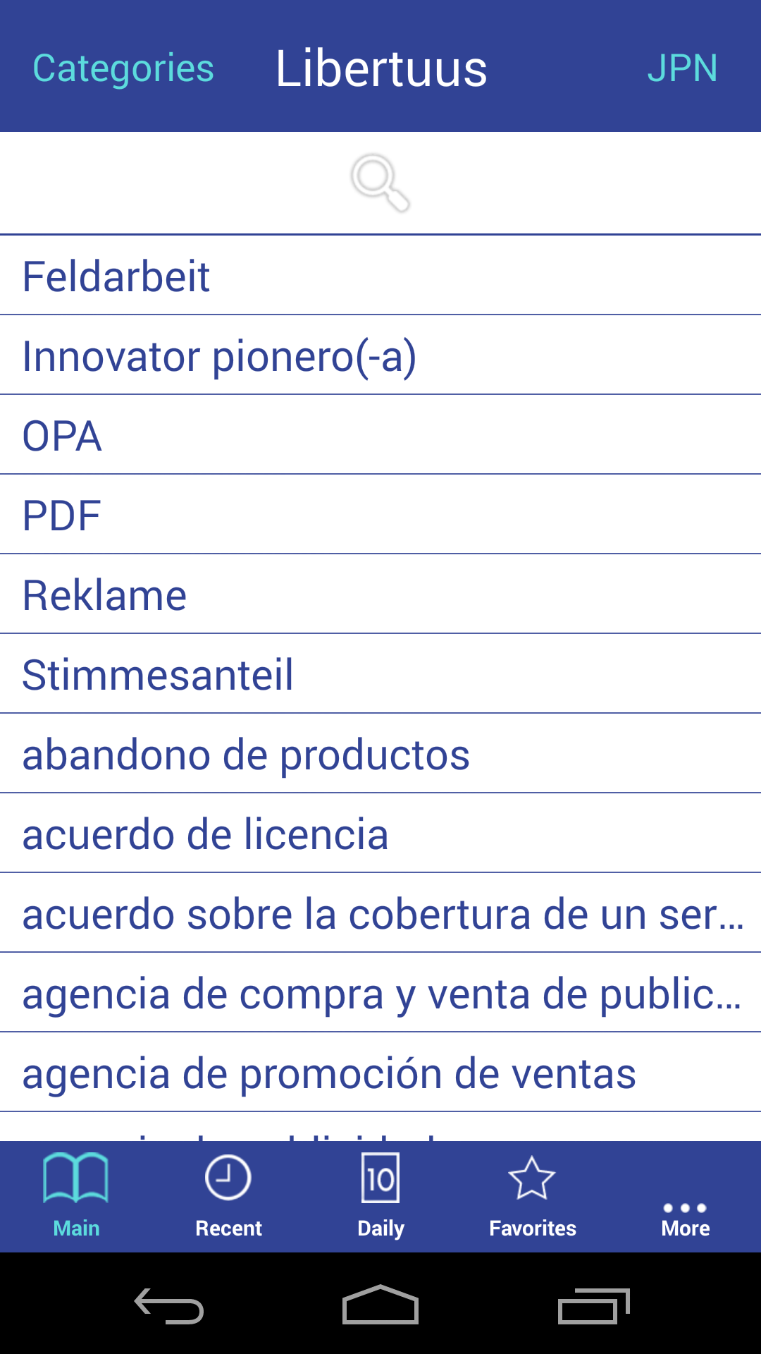 Libertuus Business Dictionary – Spanish-Japanese dictionary of Finance ...