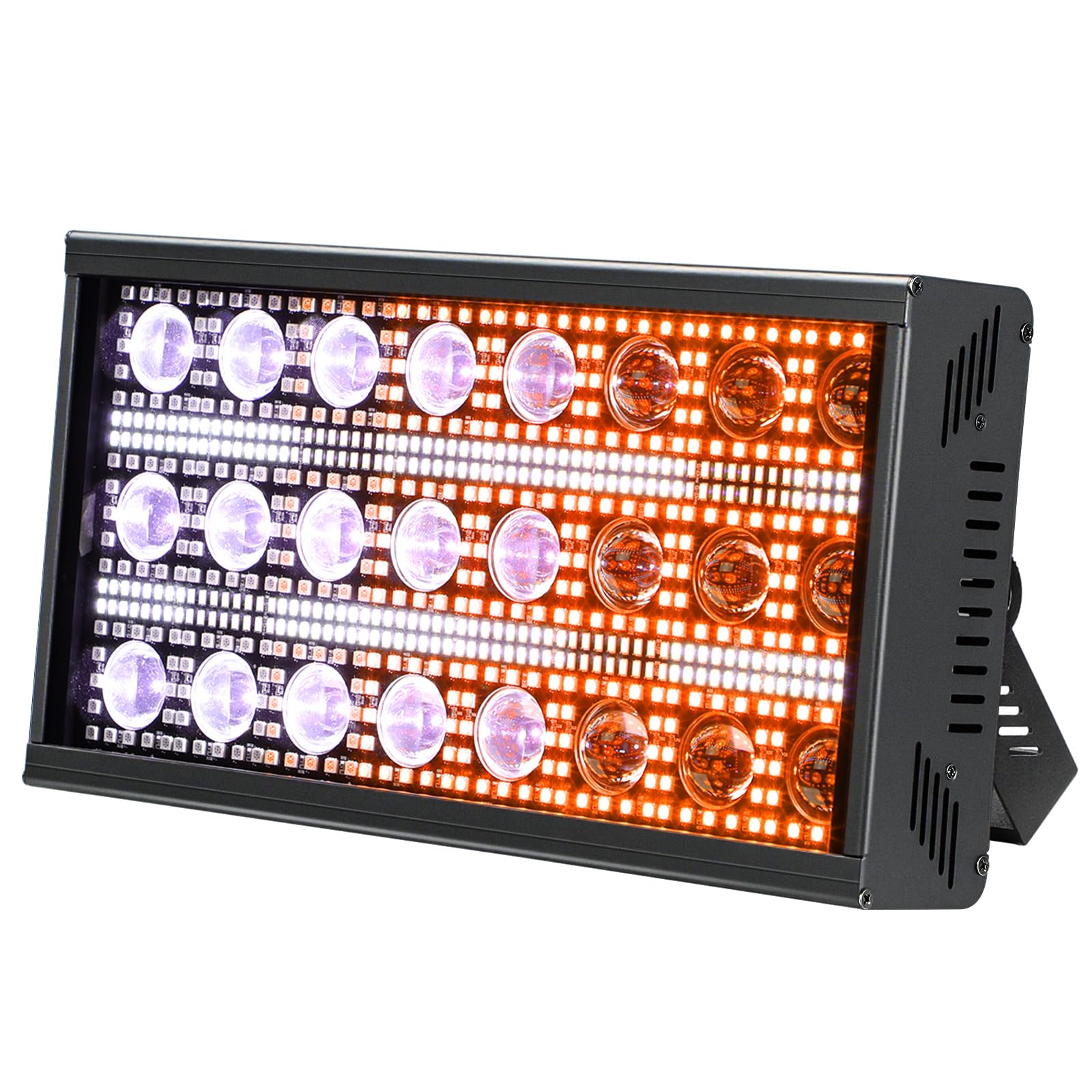 big dipper 664 pcs led stage lights strobe lights rgbw matrix beam bright lighting with dmx 512 sound activated wash uplights for dj concert club bar party 1 pack