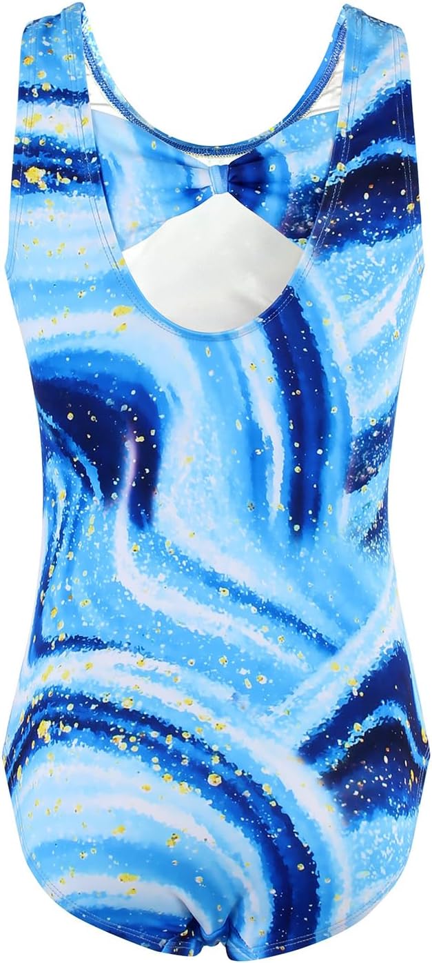 JESKIDS Gymnastics Leotards for Girls Dance Unitards Biketards Matching Shorts Activewear Suits for Girls 4-13 Years - Image 2