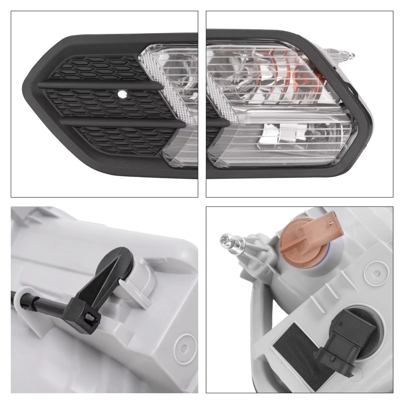 Compatible Con Ford Para Escape 2017 2018 2019 Luces De Circulación Diurna Luces Intermitentes Conjunto De Faros Antiniebla Delanteros Conjunto De Faros Antiniebla