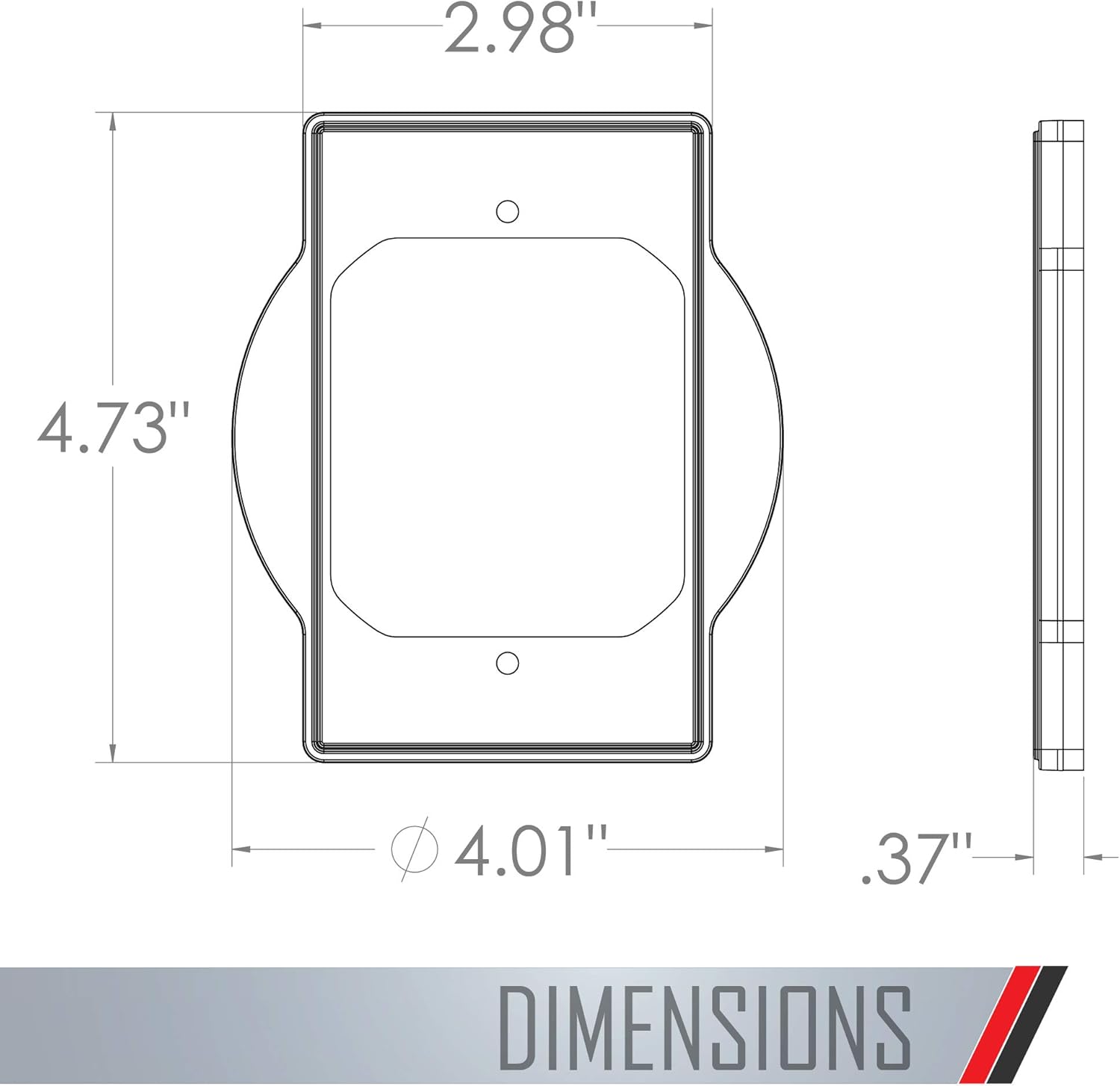 One-Day Sale: Up to 70% Off TayMac PRBA400G Round Box Adapter, Gray