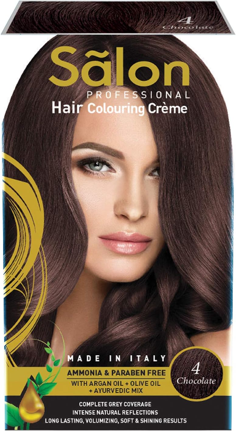 Green Organics Modicare Salon Professional Hair Colouring Creme, Hair Color, 145Ml - Chocolate