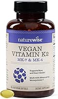 Vista 12 de NatureWise Suplemento de vitamina K2 de 600 mcg con MK-7 100mcg y MK-4 500mcg - Fórmula mejorada biodisponible - Complejo K para la salud ósea