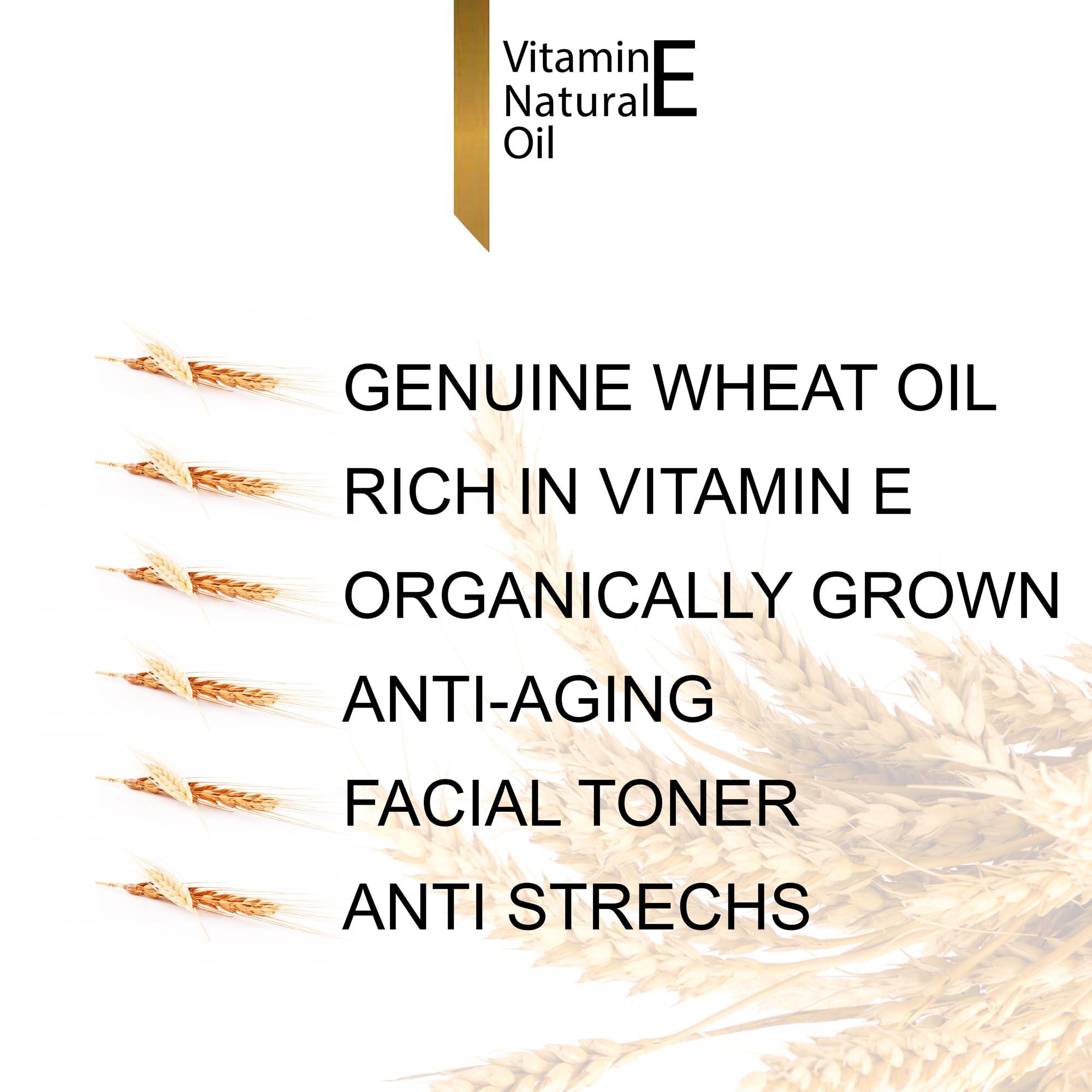 100% Naturalny Olej z Witaminą E 500ml | Wegański Antyoksydant | Nawilżanie i Regeneracja Skóry | Ochrona i Odżywianie Włosów | Poprawa Wyglądu Paznokci