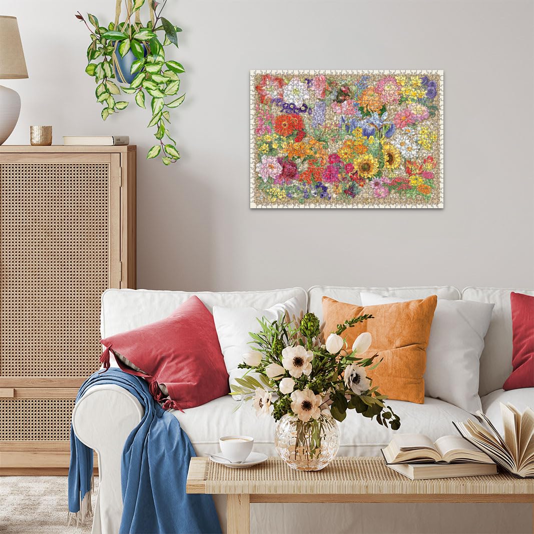 Ravensburger Puzzle 1000 Pezzi – Fioriture Abbondanti, 69,90x49,70 Cm, Per Adulti E Ragazzi Da 14 Anni