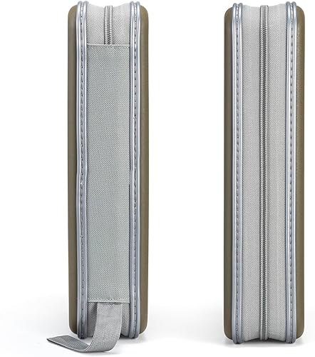 Miniatura 27 de UENTIP Estuche portátil para CD de capacidad para 96, portátil y de plástico duro, organizador de CD, cartera, almacenamiento de DVD (96, naranja)