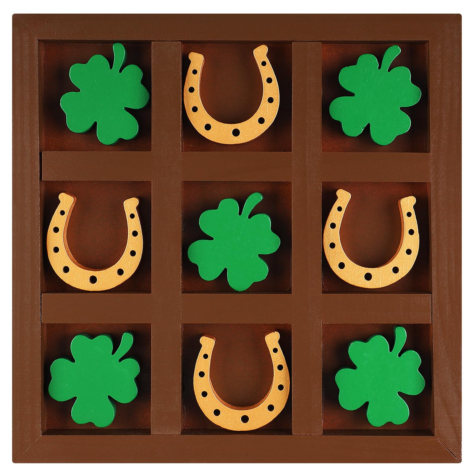 St. Patrick’s Day Wood Tic Tac Toe