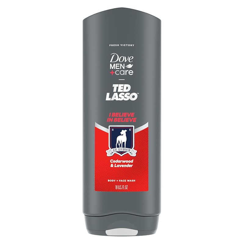Sabonete líquido corporal e facial DOVE MEN + CARE Believe in Believe com lavanda e sândalo, 530 mL
